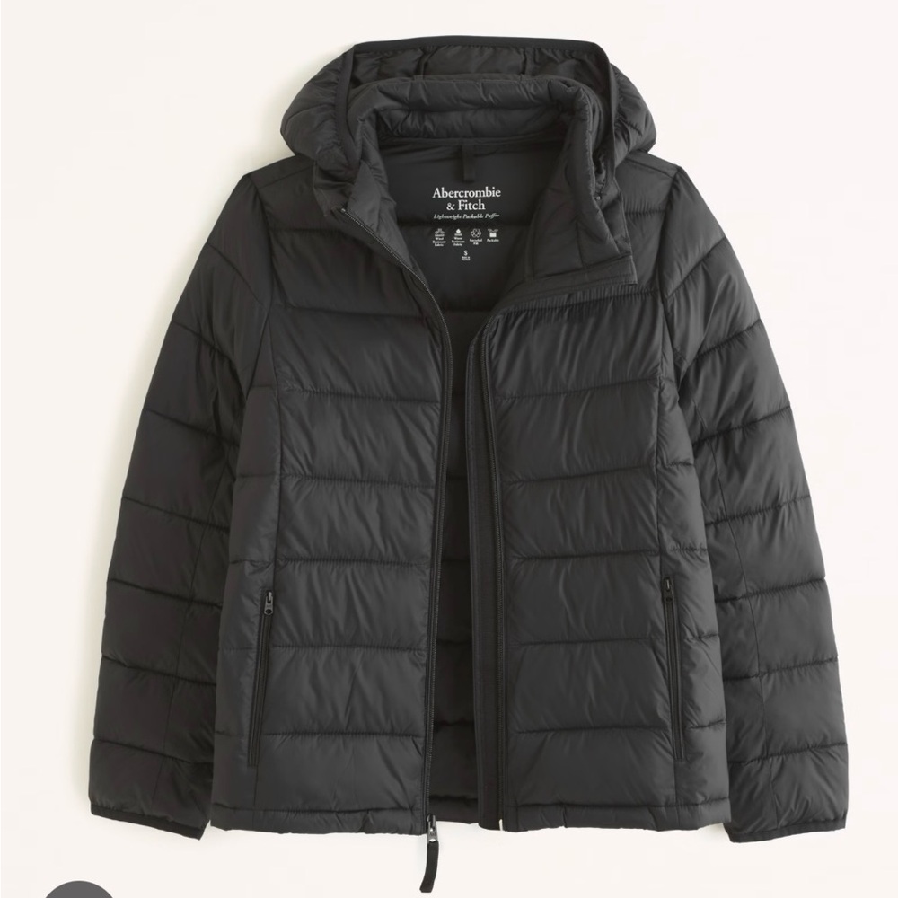 Abercrombie & fitch lightweight packable puffer jacket